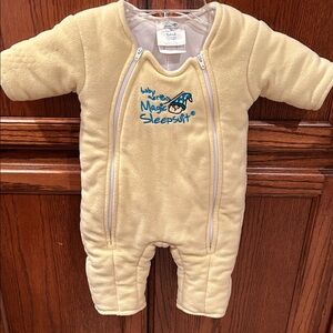 Baby Merlin’s Sleep suit.